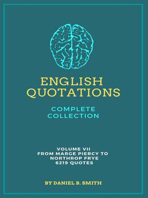 cover image of English Quotations Complete Collection, Volume VII